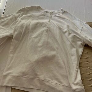 Lululemon white crew neck